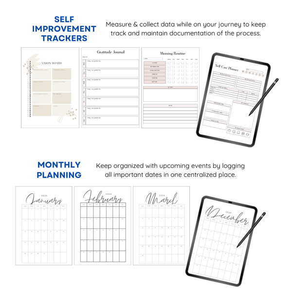 Glow Up Personal Planner